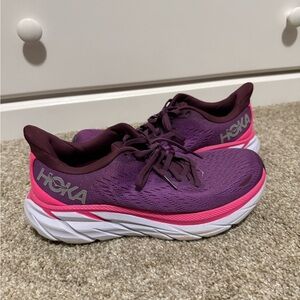 Hoka Women's Athletic Shoes in Purple and Pink